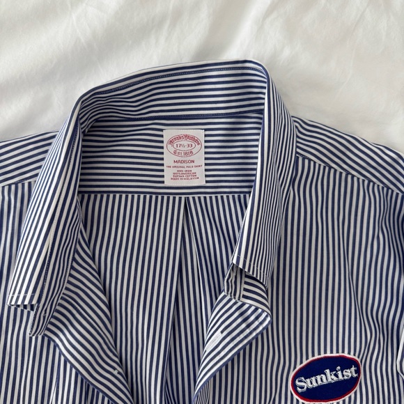 Blue Striped button down - Picture 2 of 5